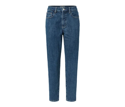 Jean Mom – Coupe « Nyla » bleu.