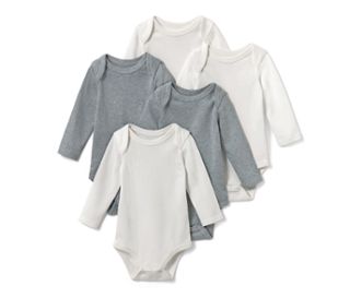 2x gris chiné, 3x blanc cassé