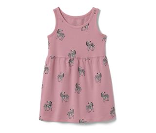 Vieux rose avec imprimé intégral beige-noir de zèbres