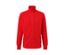 Veste fonctionnelle rouge orange avec fermeture éclair.