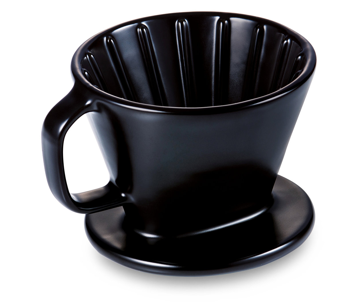 Filtre à café manuel noir, taille 101.