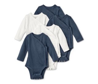 3 x bleu moyen, 2 x blanc