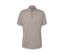 Polo fonctionnel beige à manches courtes.