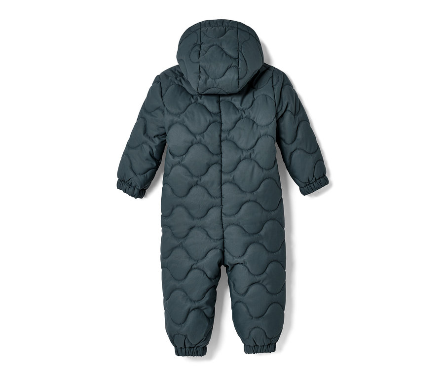 Vue arrière de la combinaison d'hiver pour bébé.