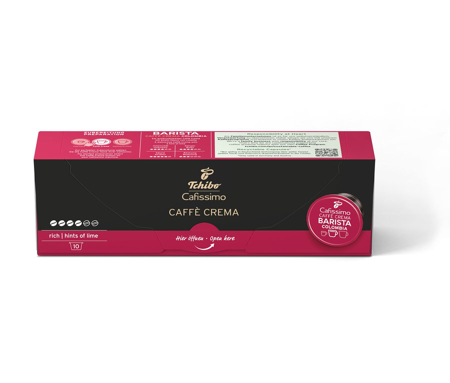 Un paquet de capsules de café Cafissimo Barista Colombia.