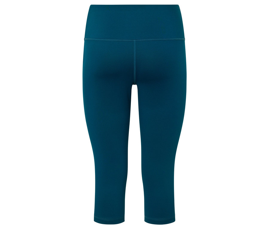 Legging bleu taille haute.