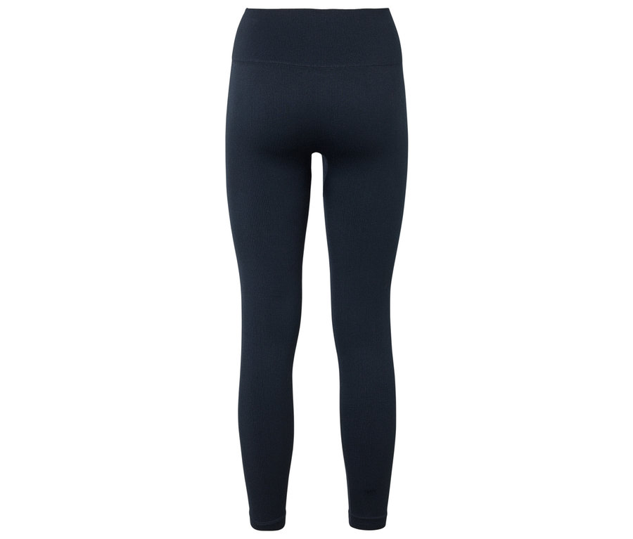 Leggings bleu foncé vues de dos.