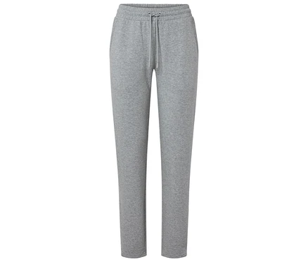 Pantalon de jogging long gris avec cordon de serrage.