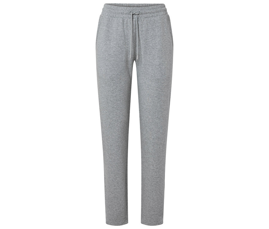 Pantalon de jogging long gris avec cordon de serrage.
