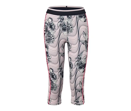 Un corsaire de sport à motif floral.