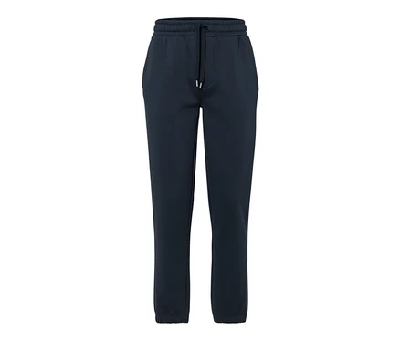 Pantalon en sweat bleu marine.