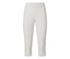 Pantalon 3/4 stretch blanc.