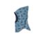 Cagoule réversible pour enfant bleu clair avec motif dinosaure.