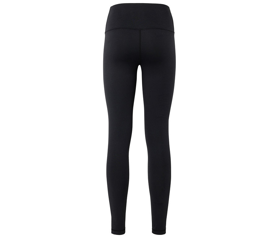 Leggings noirs taille haute, vue de dos.