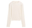 T-shirt à manches longues côtelé pour enfant Tom Tailor, blanc crème - /img/gQQX85K7/64/image.jpeg