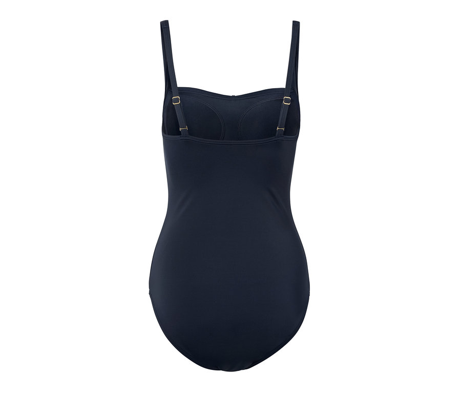 Maillot de bain modelant bleu.