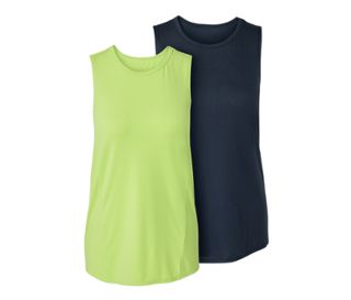 Bleu foncé et vert citron