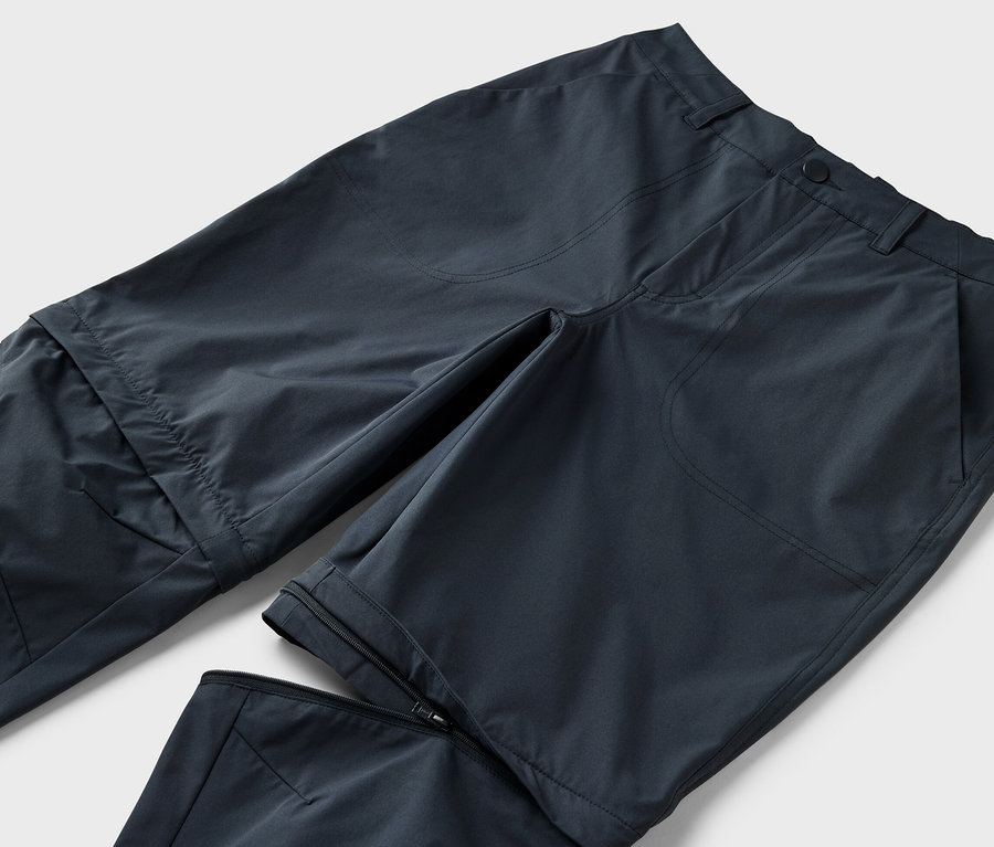 Pantalon fonctionnel 2 en 1 bleu.