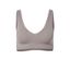 Détail d'une brassière grise sans coutures.