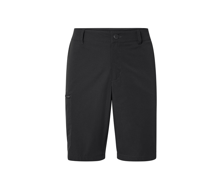 Short fonctionnel en softshell noir.