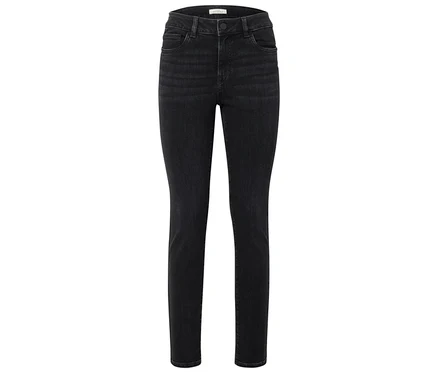Jean noir taille haute.
