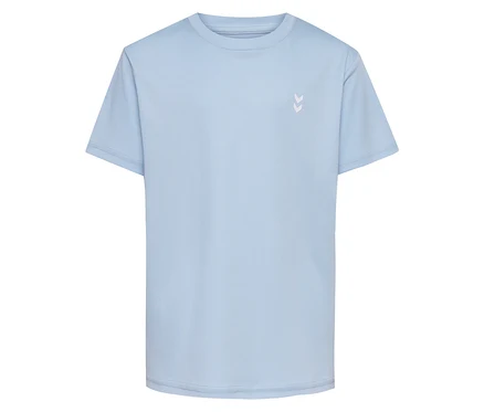 T-shirt d’entraînement HUMMEL HMLJR pulse bleu clair.