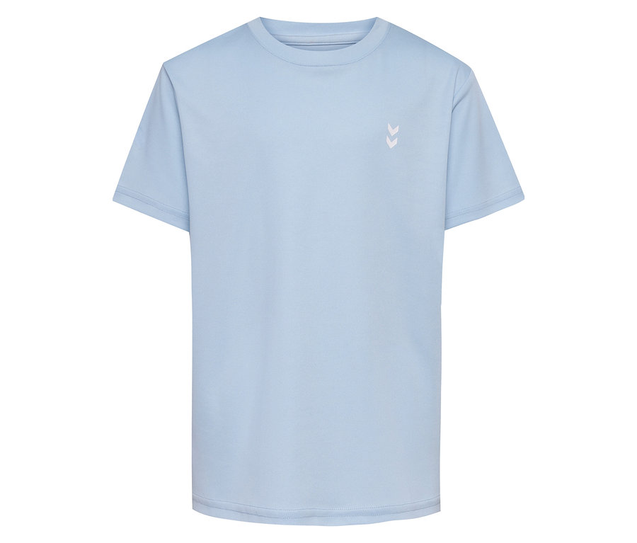 T-shirt d’entraînement HUMMEL HMLJR pulse bleu clair.