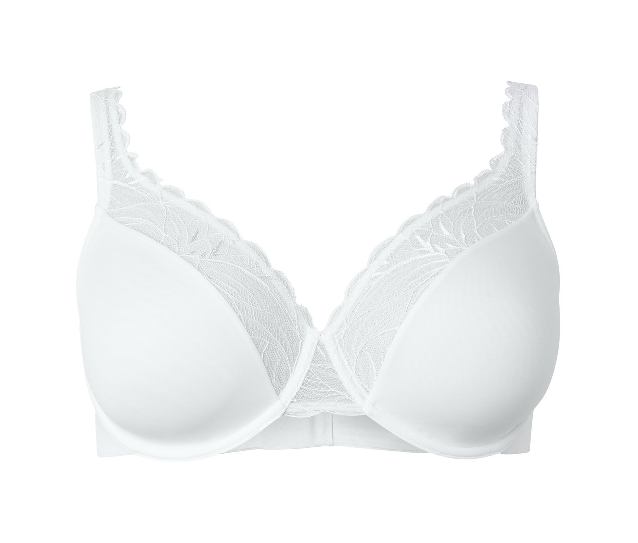 Soutien-gorge à armatures blanc.