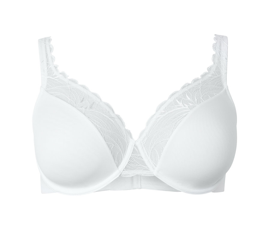 Soutien-gorge à armatures blanc.