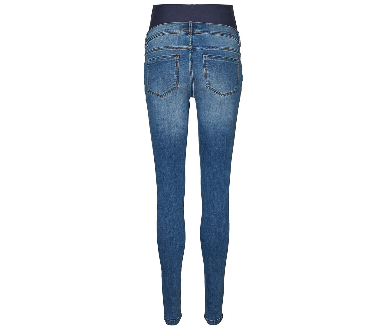Vue arrière du jean MAMALICIOUS MLMILA SLIM MEDIUM BLUE JEANS A. NOOS.