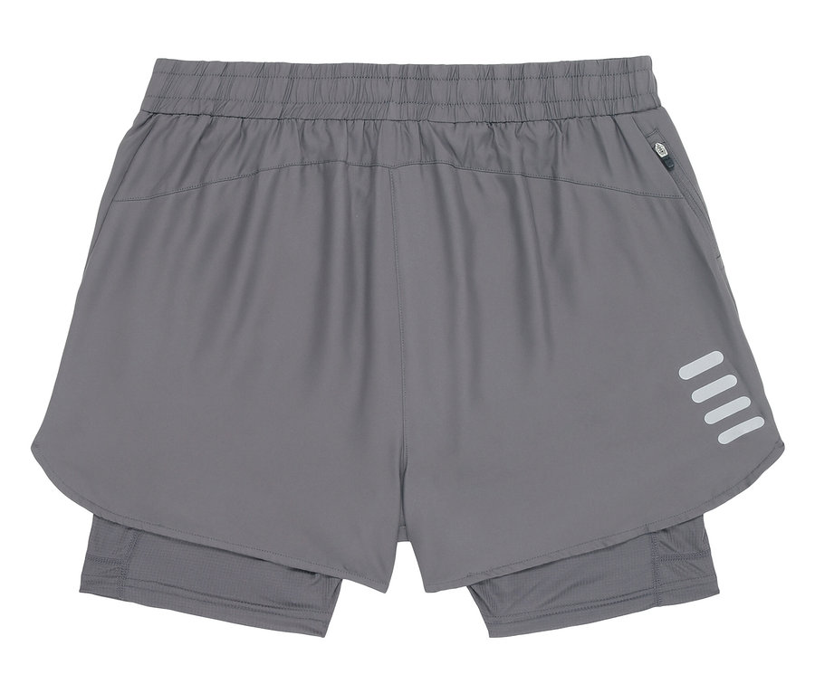 Shorts de sport gris FILA pour homme