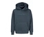 Sweat à capuche Jack&Jones Star gris foncé avec capuche, poche kangourou et logo Jack&Jones blanc sur la poitrine.