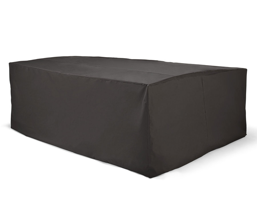 Housse de protection premium noire pour meubles de jardin.