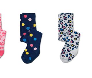 1x rose à imprimé léopard intégral, 1x bleu foncé avec imprimé à pois multicolore, 1x gris chiné à imprimé léopard intégral multicolore