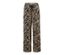 Pantalon palazzo imprimé, noir beige.