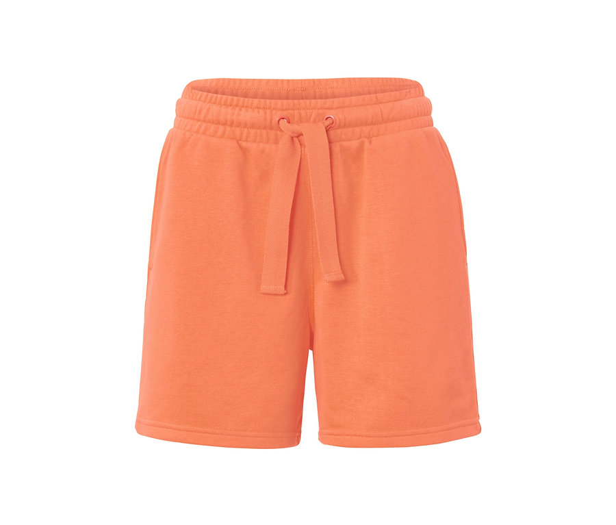 Short de sport molletonné orange.