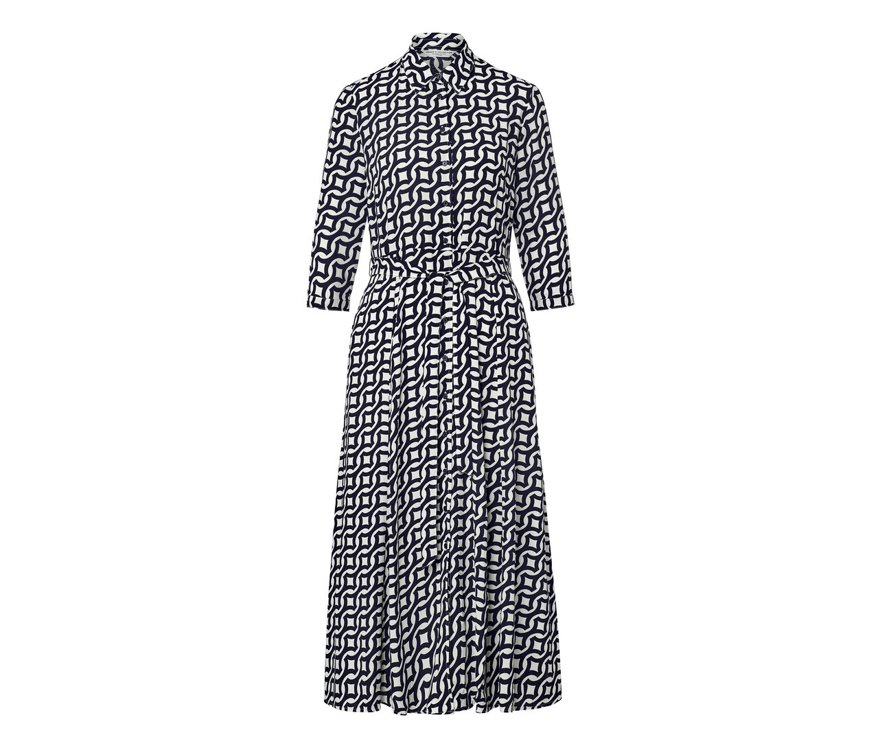 Robe chemise imprimée.