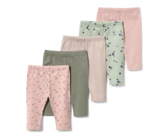 1x vieux rose avec imprimé intégral, 1x kaki, 1x vieux rose, 1x beige, 1x menthe avec imprimé intégral de myrtilles