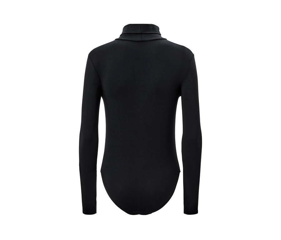 Body noir avec col montant.