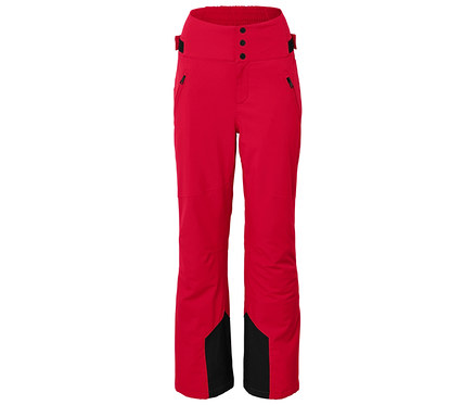 Pantalon de ski taille haute, rouge