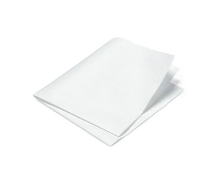 Chiffon blanc plié.