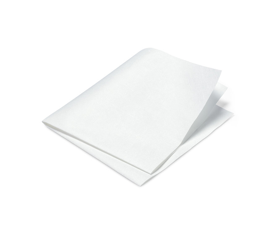 Chiffon blanc plié.