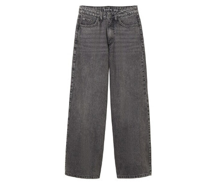 Jeans jambe large Tom Tailor, denim gris moyen usé