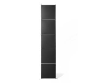 Surfaces noir mat<br>Structure chrome