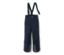 Pantalon de ski bleu foncé avec bretelles.