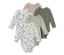 2x blanc avec imprimé intégral de baies, 1x vert menthe, 1x kaki, 1x beige