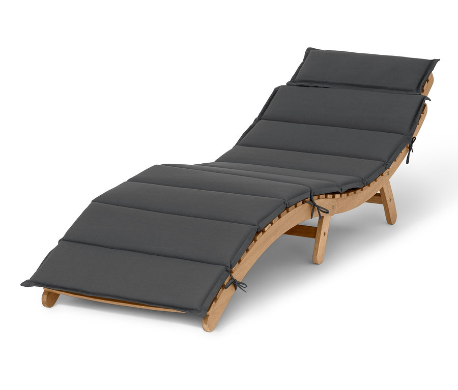 Chaise longue ondulée et pliable « Lenja ».