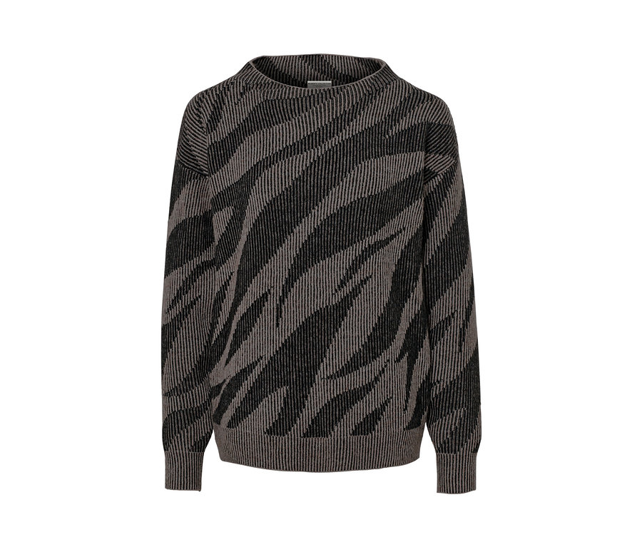 Pull en maille jacquard.