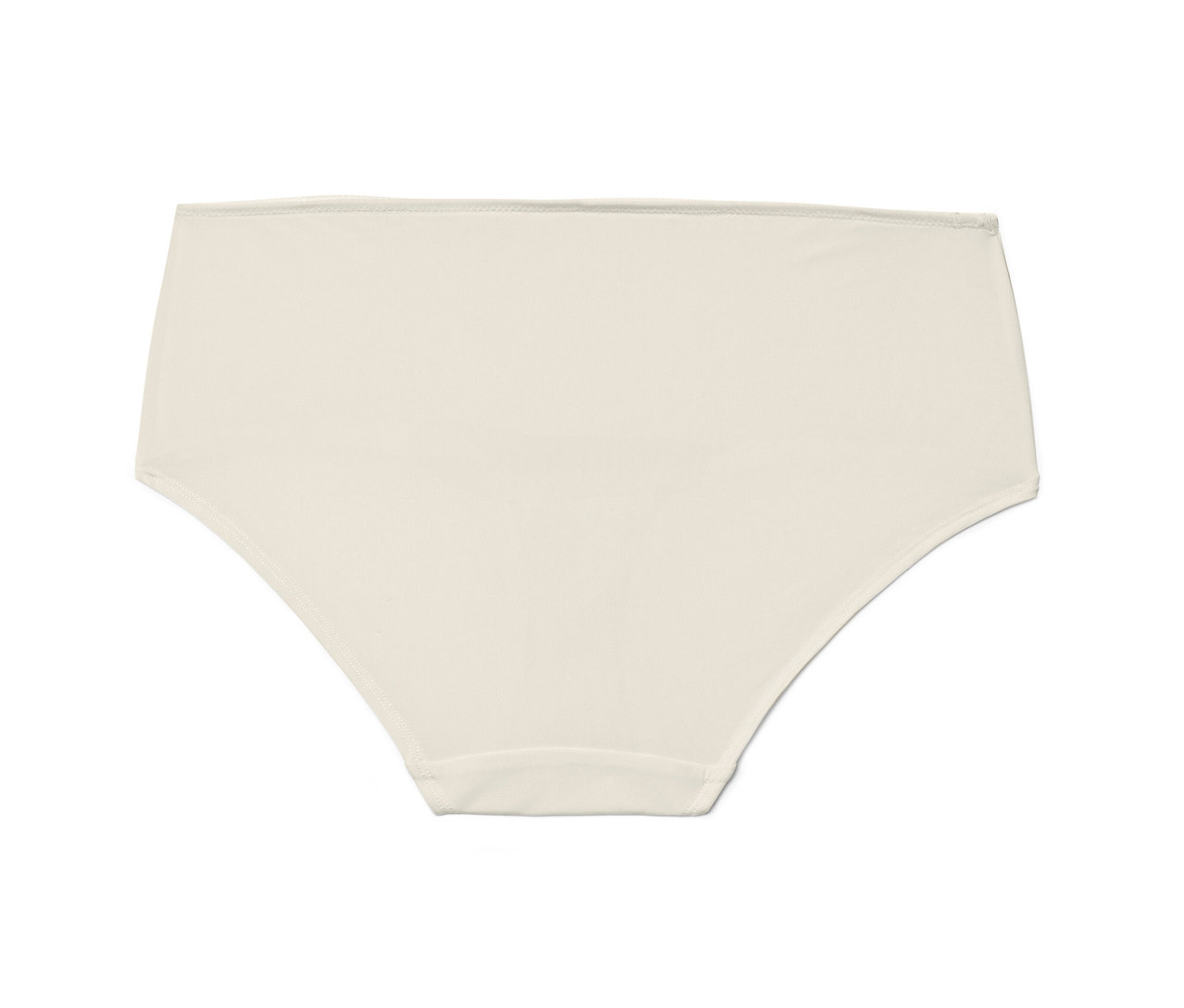 Deux culottes couleur crème.