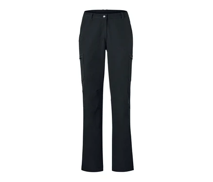 Pantalon cargo en softshell noir.
